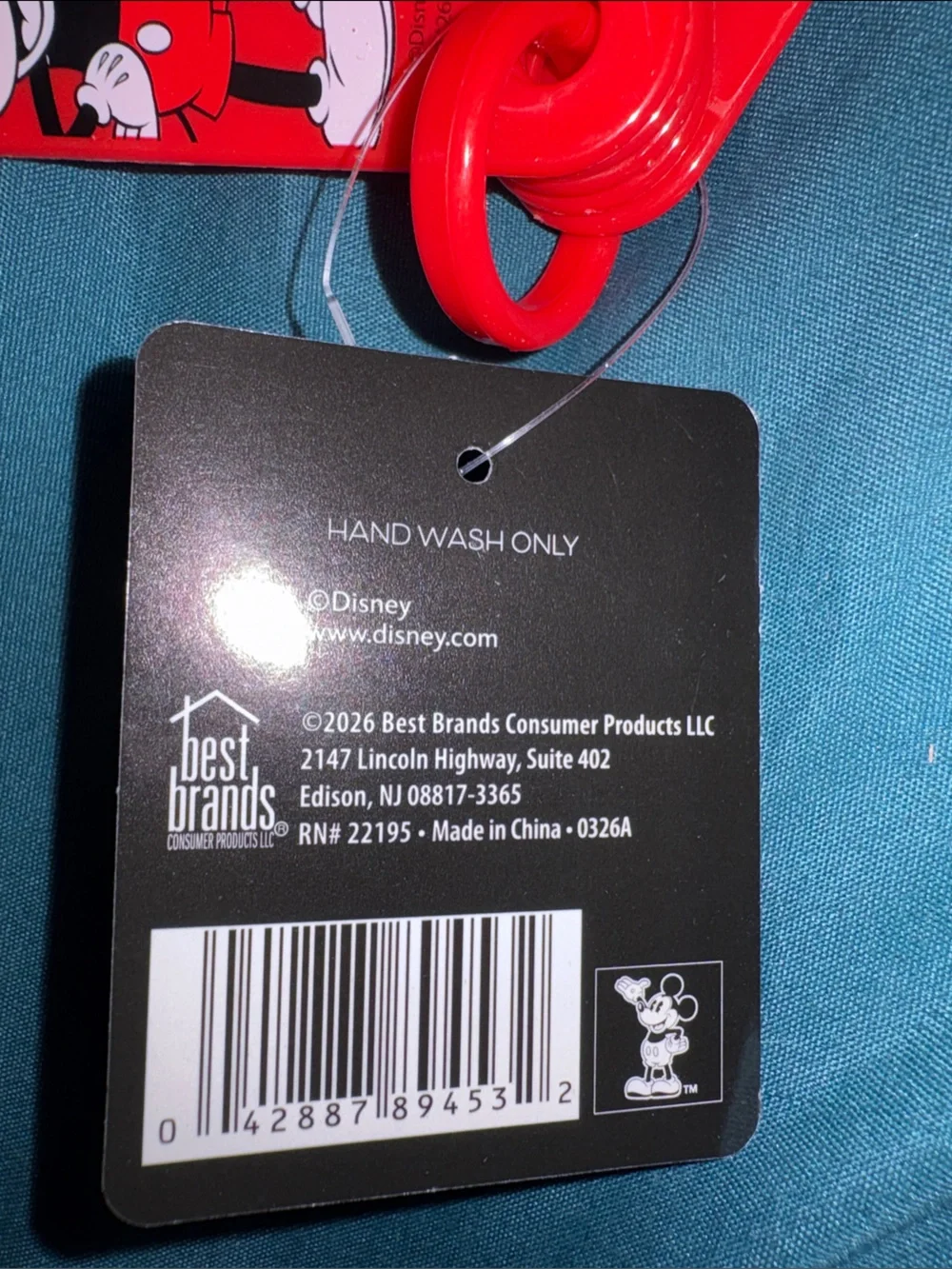 Disney Red Mickey Mouse Nesting Measuring Spoons